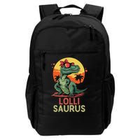 Lollisaurus Dino Dinosaur Lolli Saurus T Rex Funny Trex Backpack