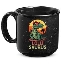Lollisaurus Dino Dinosaur Lolli Saurus T Rex Funny Trex 15oz Campfire Ceramic Mug