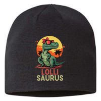Lollisaurus Dino Dinosaur Lolli Saurus T Rex Funny Trex Sustainable Beanie