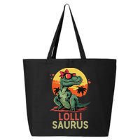 Lollisaurus Dino Dinosaur Lolli Saurus T Rex Funny Trex 25L Jumbo Tote