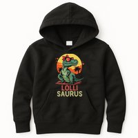 Lollisaurus Dino Dinosaur Lolli Saurus T Rex Funny Trex Kids Hoodie