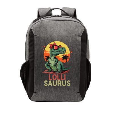 Lollisaurus Dino Dinosaur Lolli Saurus T Rex Funny Trex Vector Backpack