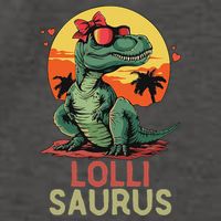 Lollisaurus Dino Dinosaur Lolli Saurus T Rex Funny Trex Vector Backpack