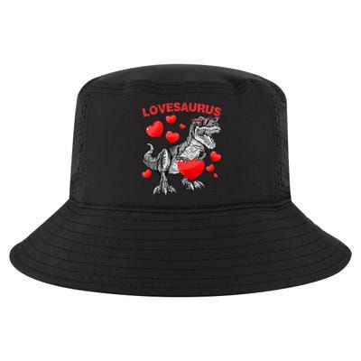 Lovesaurus Dino Dinosaur Valentines Day Gift Cool Comfort Performance Bucket Hat