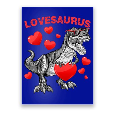 Lovesaurus Dino Dinosaur Valentines Day Gift Poster