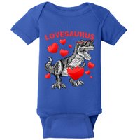 Lovesaurus Dino Dinosaur Valentines Day Gift Baby Bodysuit