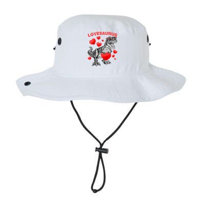 Lovesaurus Dino Dinosaur Valentines Day Gift Legacy Cool Fit Booney Bucket Hat