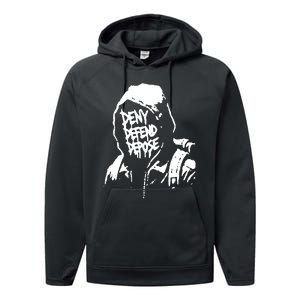 Luigi Defend Depose Deny Performance Fleece Hoodie