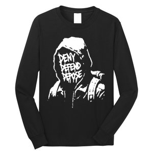 Luigi Defend Depose Deny Long Sleeve Shirt