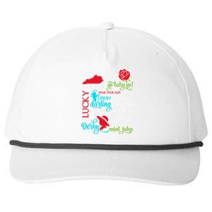 Lucky Derby Darling Horse Race Horsing Snapback Five-Panel Rope Hat