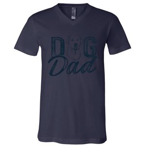 Labrador Dog Dad Lab Retriever V-Neck T-Shirt