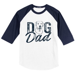 Labrador Dog Dad Lab Retriever Baseball Sleeve Shirt