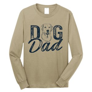 Labrador Dog Dad Lab Retriever Long Sleeve Shirt