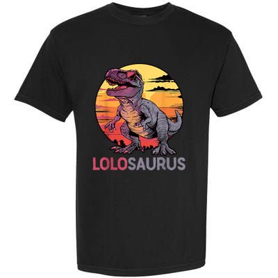 Lolosaurus Dino Dinosaur Lolosaurus Trex Funny Trex Garment-Dyed Heavyweight T-Shirt