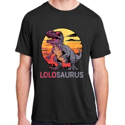 Lolosaurus Dino Dinosaur Lolosaurus Trex Funny Trex Adult ChromaSoft Performance T-Shirt