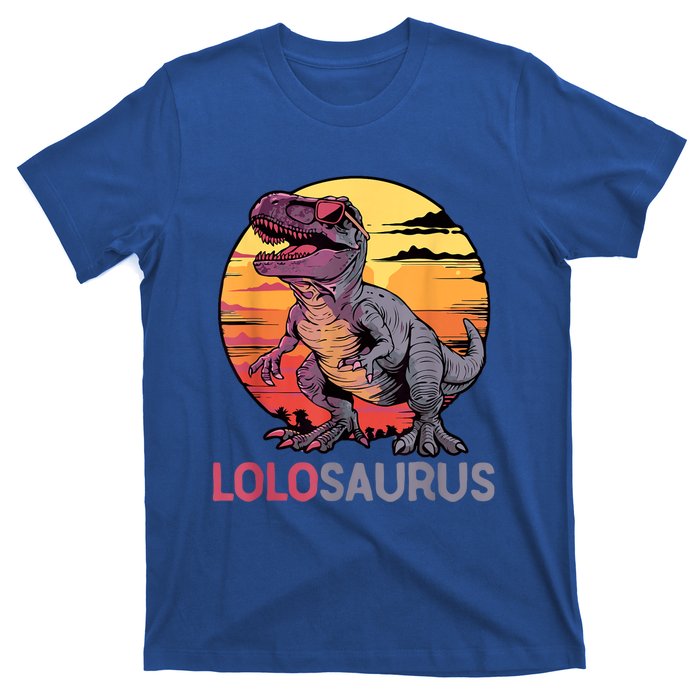 Lolosaurus Dino Dinosaur Lolosaurus Trex Funny Trex T-Shirt