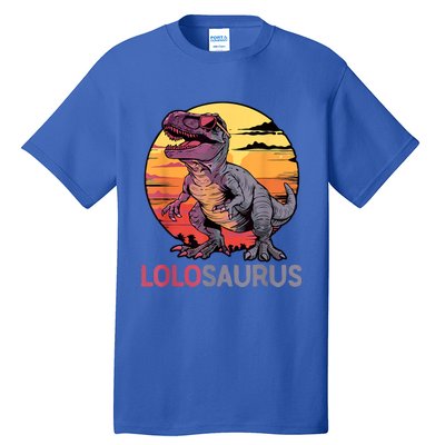 Lolosaurus Dino Dinosaur Lolosaurus Trex Funny Trex Tall T-Shirt