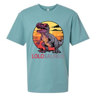 Lolosaurus Dino Dinosaur Lolosaurus Trex Funny Trex Sueded Cloud Jersey T-Shirt