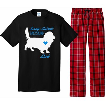 LongHaired Dachshund Dad Fathers Day Wiener Dog Pajama Set