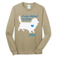 LongHaired Dachshund Dad Fathers Day Wiener Dog Tall Long Sleeve T-Shirt