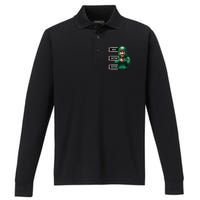 Luigi Deny Defend Depose Performance Long Sleeve Polo