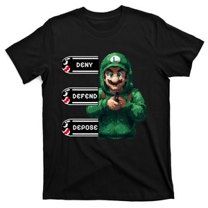 Luigi Deny Defend Depose T-Shirt