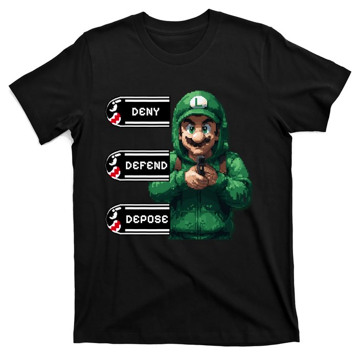 Luigi Deny Defend Depose T-Shirt