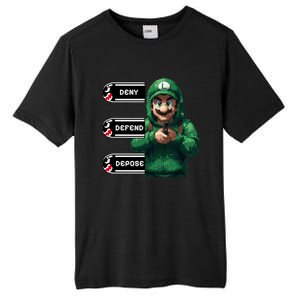 Luigi Deny Defend Depose Tall Fusion ChromaSoft Performance T-Shirt