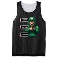 Luigi Deny Defend Depose Mesh Reversible Basketball Jersey Tank