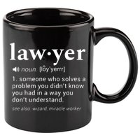 Lawyer Dictionary Definition Funny Gag Design For Lawyers 11oz C Handle Ceramic Mug