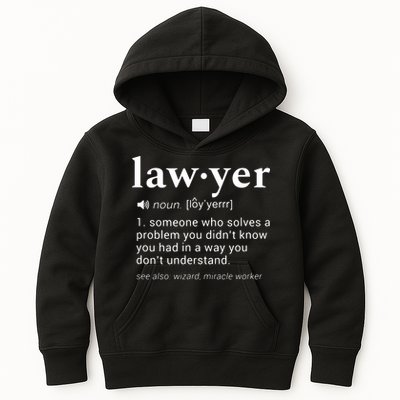 Lawyer Dictionary Definition Funny Gag Design For Lawyers Kids Hoodie