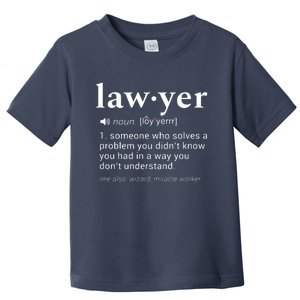 Lawyer Dictionary Definition Funny Gag Design For Lawyers Toddler T-Shirt