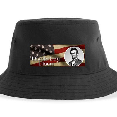 Lincon Day Dinner Sustainable Bucket Hat