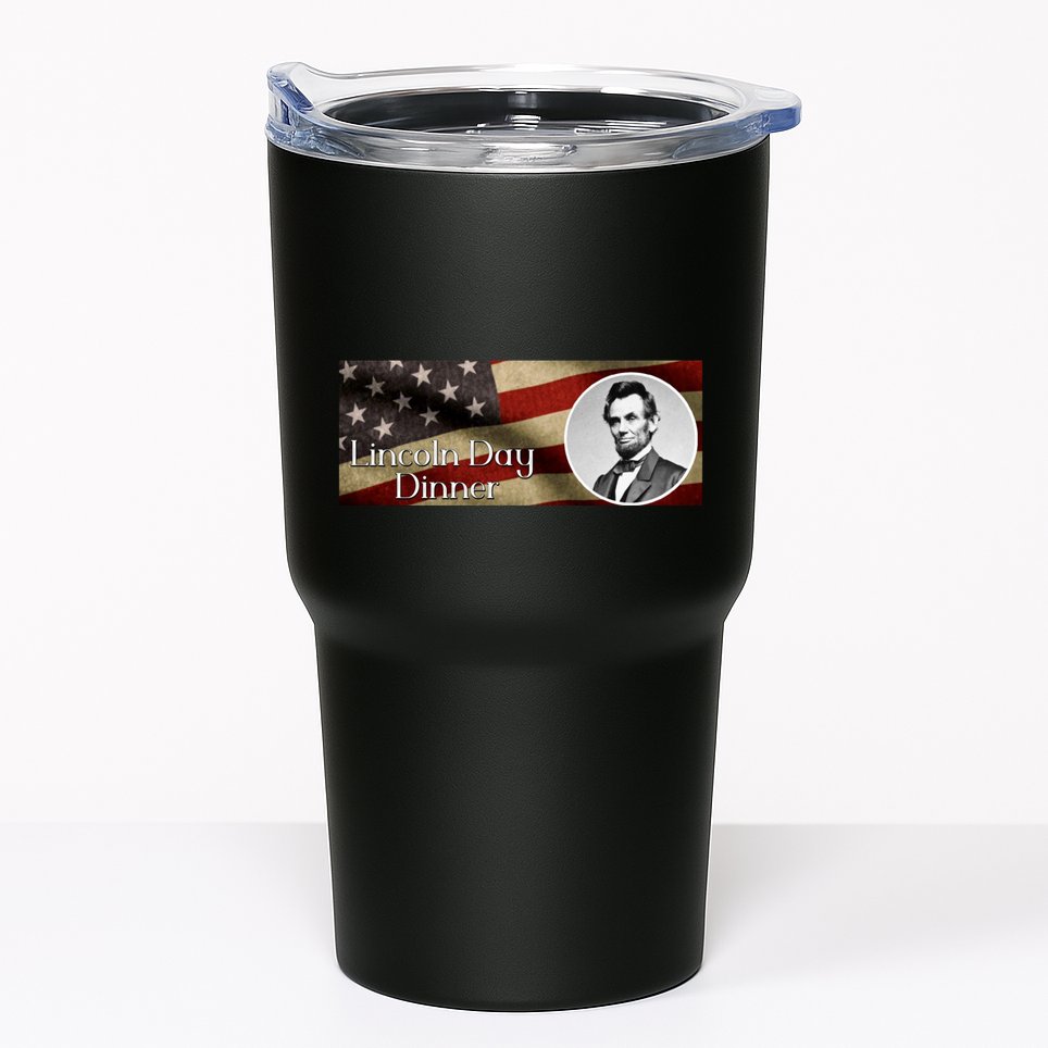 Lincon Day Dinner Tumbler