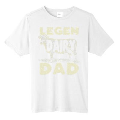 Legen Dairy Dad Cow Farmer Father's Day Tall Fusion ChromaSoft Performance T-Shirt