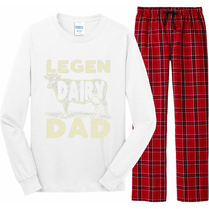 Legen Dairy Dad Cow Farmer Father's Day Long Sleeve Pajama Set