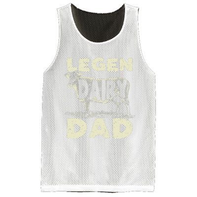 Legen Dairy Dad Cow Farmer Father's Day Mesh Reversible Basketball Jersey Tank