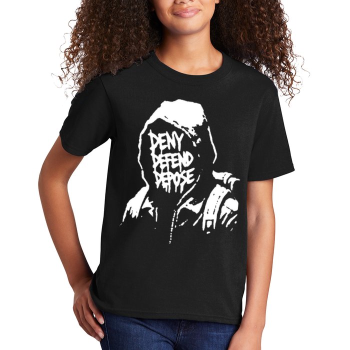 Luigi Defend Depose Deny Kids T-Shirt