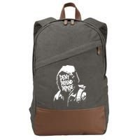 Luigi Defend Depose Deny Cotton Canvas Backpack