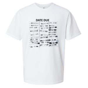 Library Due Date Librarian Date Due Sueded Cloud Jersey T-Shirt