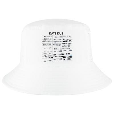 Library Due Date Librarian Date Due Cool Comfort Performance Bucket Hat