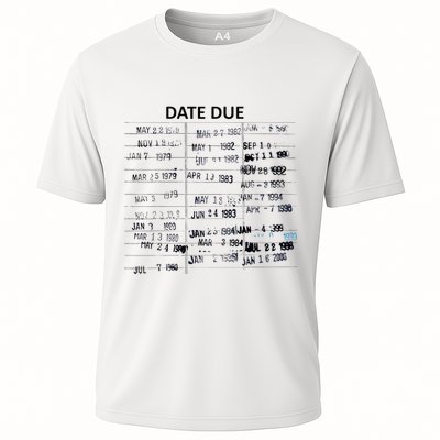 Library Due Date Librarian Date Due Cooling Performance Crew T-Shirt