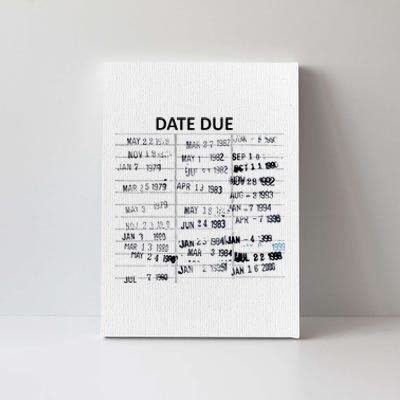 Library Due Date Librarian Date Due Canvas