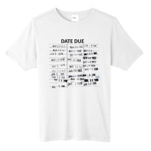 Library Due Date Librarian Date Due Tall Fusion ChromaSoft Performance T-Shirt