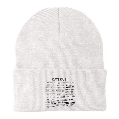 Library Due Date Librarian Date Due Knit Cap Winter Beanie