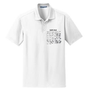 Library Due Date Librarian Date Due Dry Zone Grid Polo