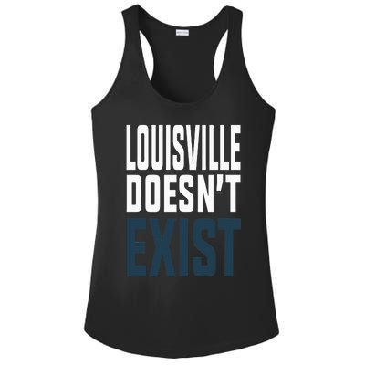 Louisville Doesn’t Exist Ladies PosiCharge Competitor Racerback Tank