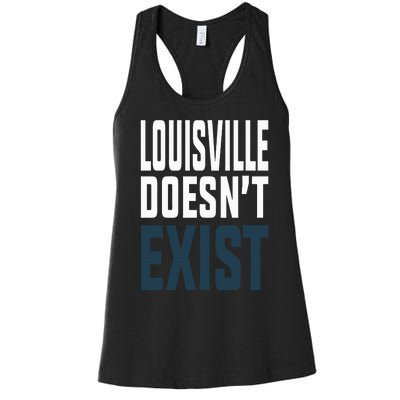 Louisville Doesn’t Exist Women's Racerback Tank