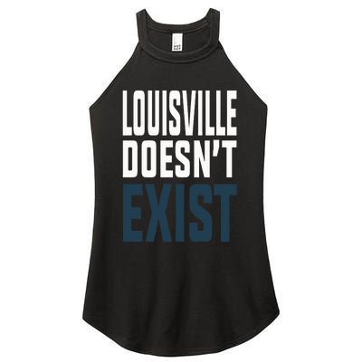 Louisville Doesn’t Exist Women's Perfect Tri Rocker Tank