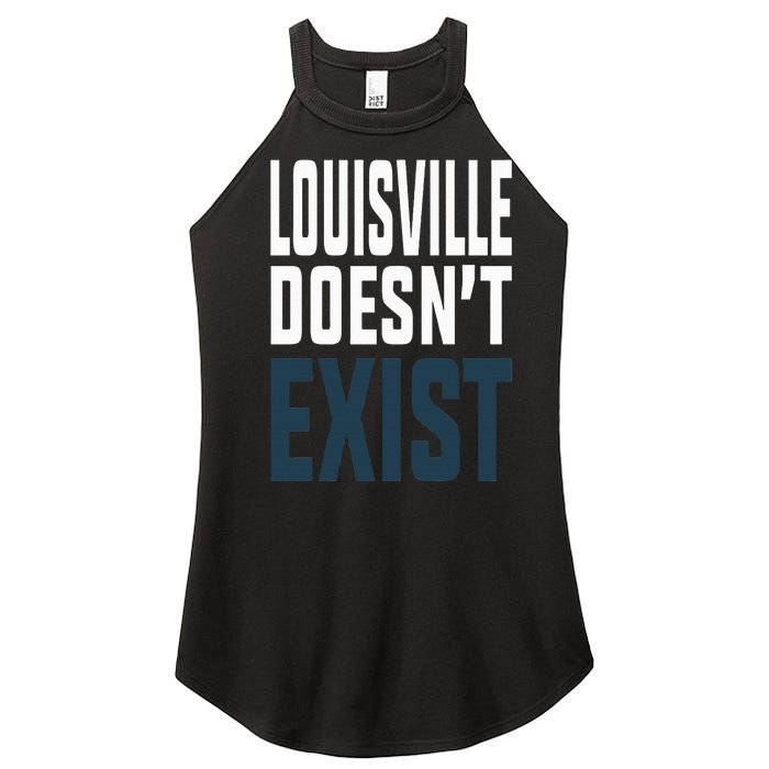 Louisville Doesn’t Exist Women's Perfect Tri Rocker Tank